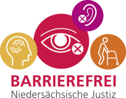 Barrierefrei Nds. Justiz (zu den Informationen zur Barrierefreiheit)