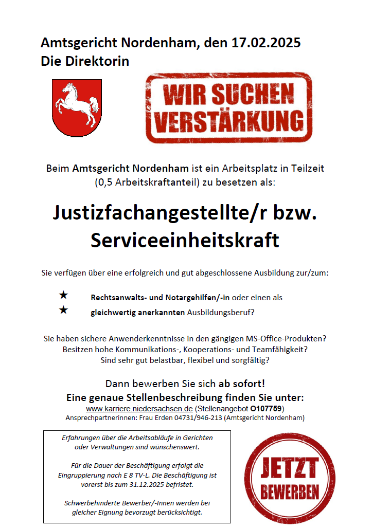STellenausschreibung